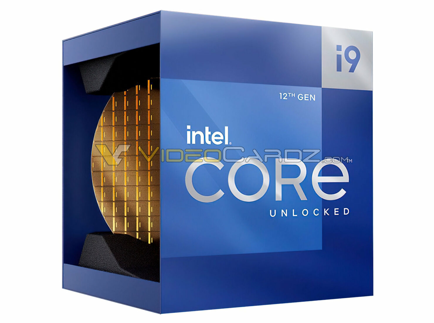 Intel Alder Lake Core i9-12900K, Core i7, Core i5 CPUのボックス