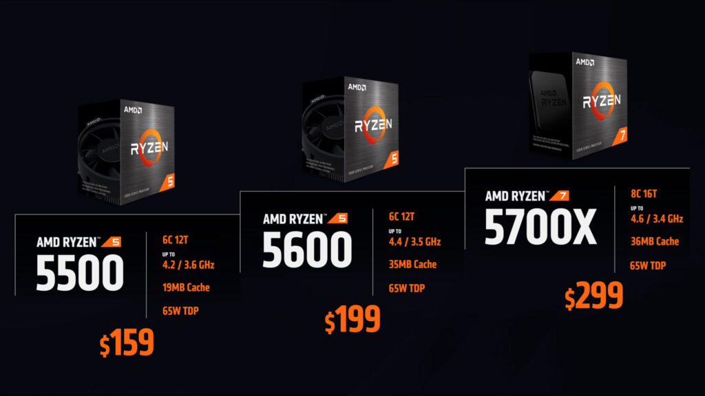 AMD Ryzen 7 5700X 8コアCPUは、Ryzen 7 5800Xと同じ性能を150ドル安く