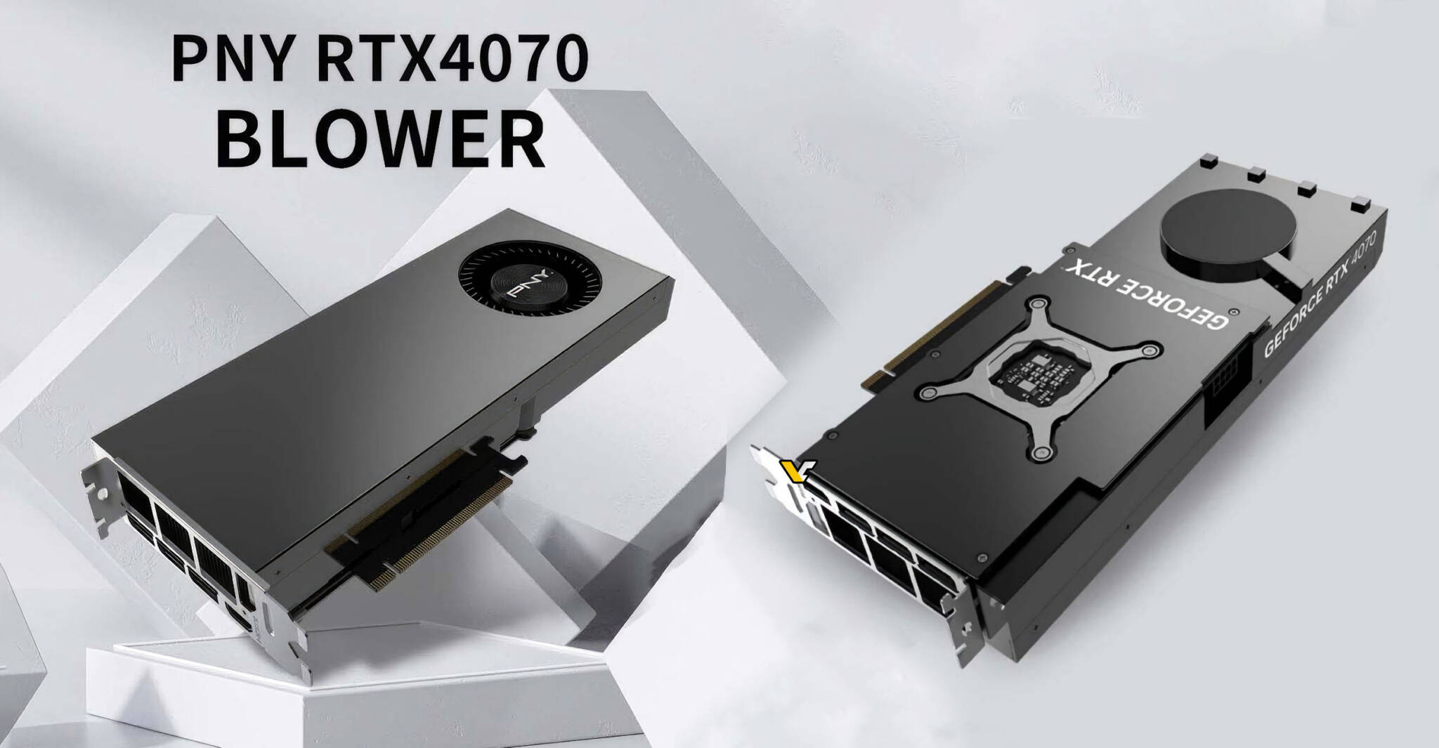 PNY、中国でブロワーファンを搭載したGeForce RTX 4070を発売 - 自作