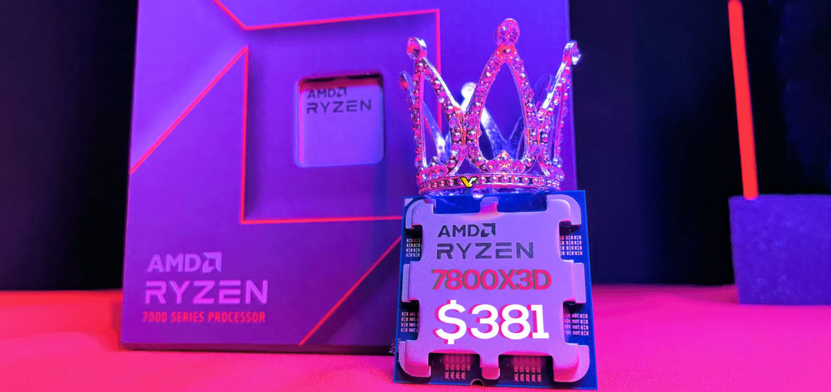 アメリカNeweggでAMD Ryzen 7 7800X3Dが381ドルに値下がり、Ryzen 7