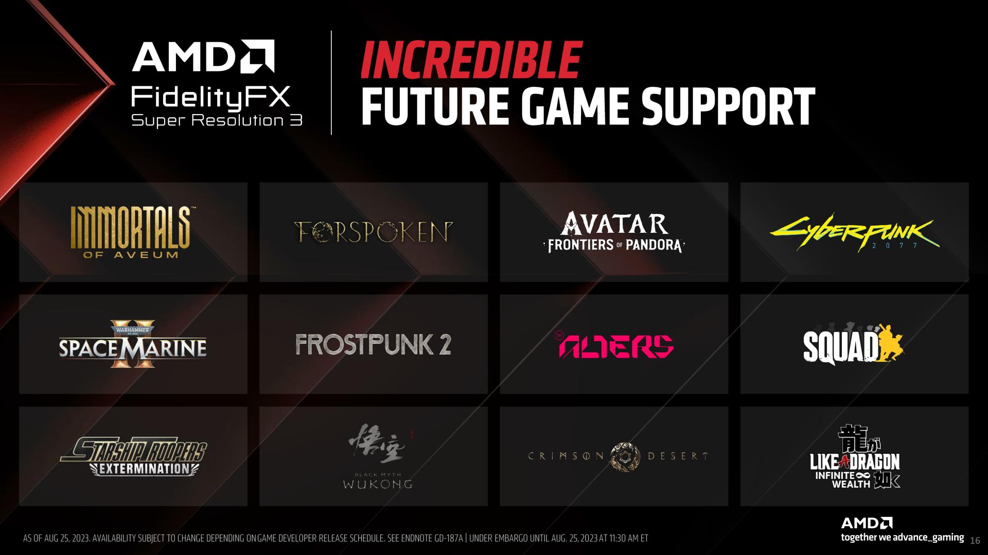 AMD FidelityFX Super Resolution 3 FSR3 PC Amd fidelityfx super resolution 3 fsr3 pc