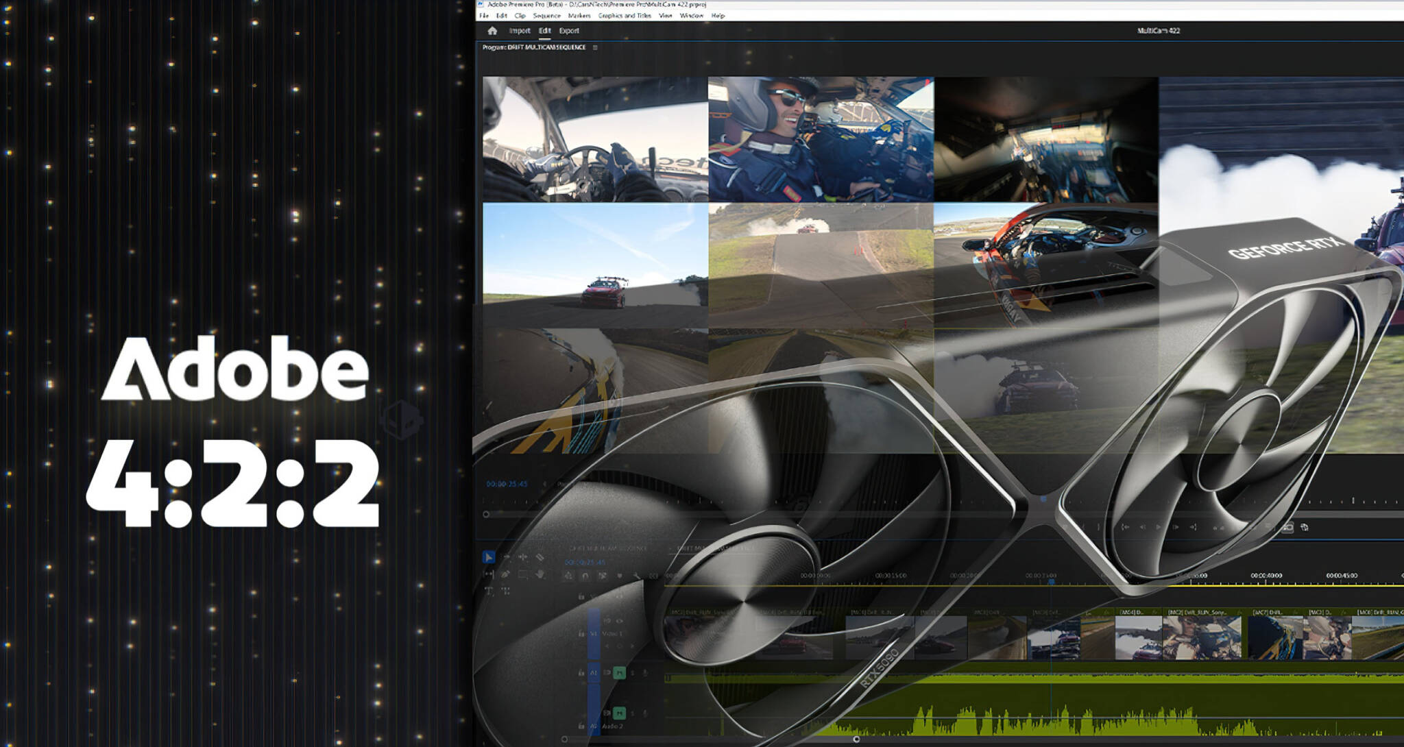 NVIDIA GeForce RTX 5000 「Blackwell」 GPUがAdobe Premiere Proと