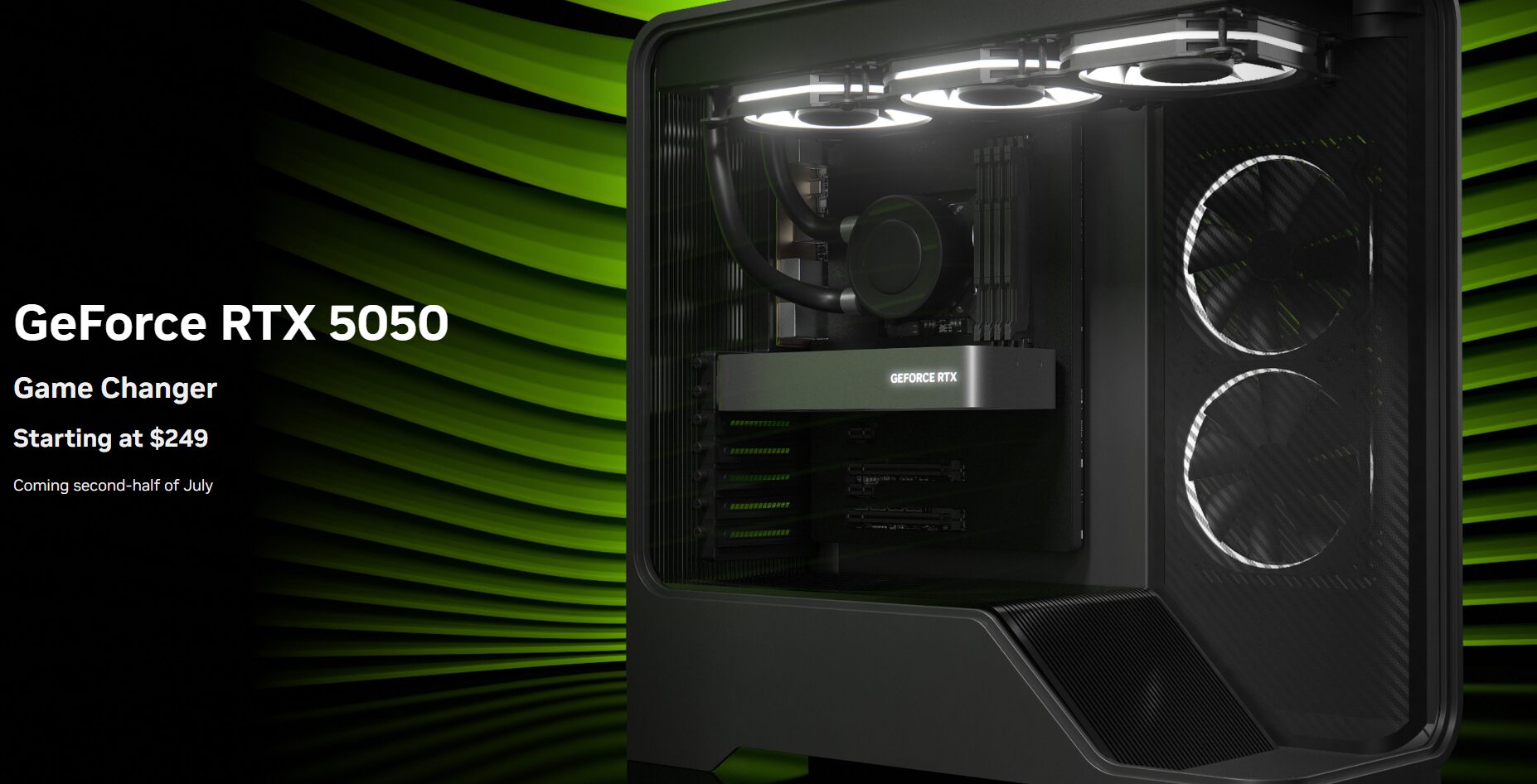 NVIDIAがGeForce RTX 5050デスクトップグラフィックスカードを正式発表