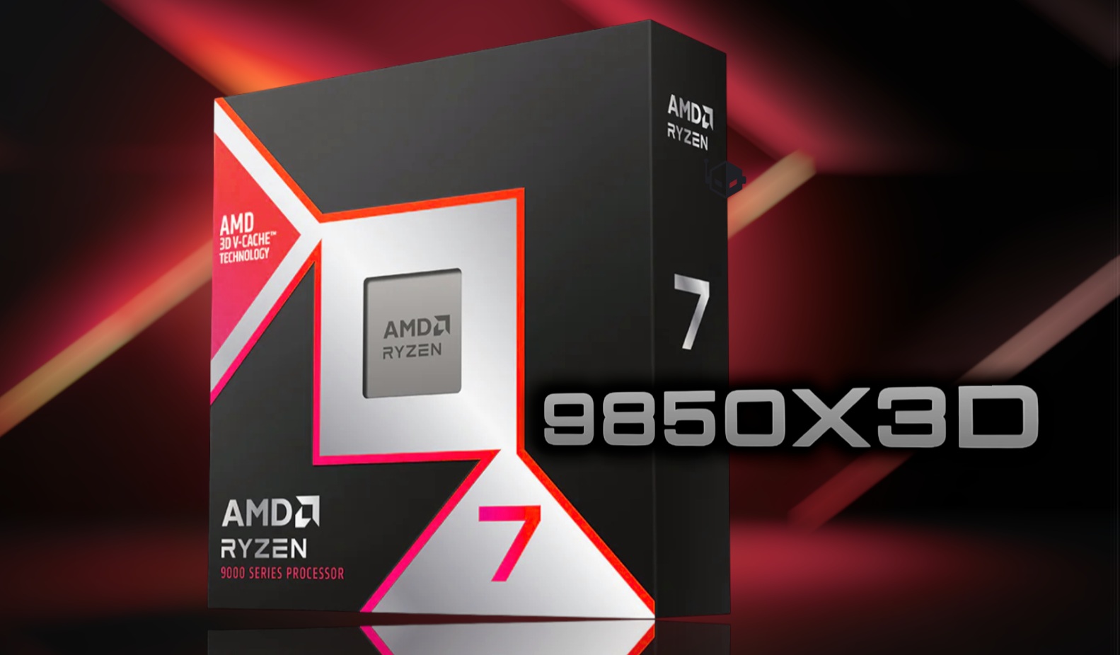 AMD、Ryzen 7 9850X3D 3D V-Cache CPUを発表：ゲーマー向けのさらに