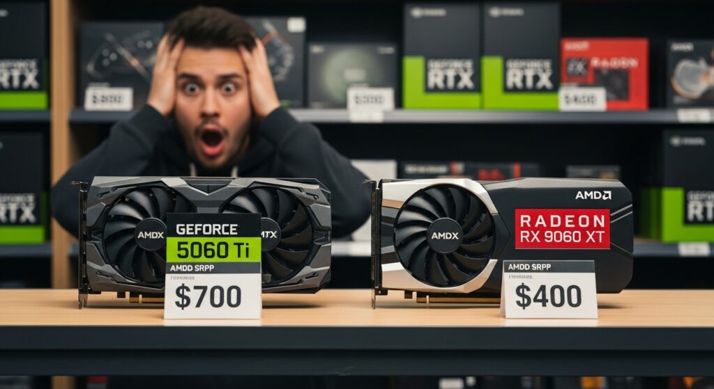 700ドルの値札がついたNvidia GeForce RTX 5060 Tiグラフィックカード