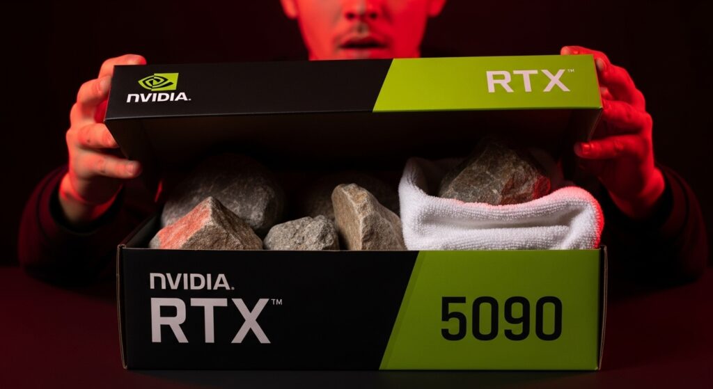 AmazonでRTX 5090を購入したらタオルが届いた - 自作ユーザーが解説