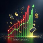 GPU 価格の上昇の抽象的な視覚化