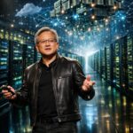 テックカンファレンスで講演するNVIDIA CEOジェンセン・フアン氏