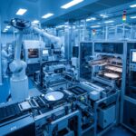 最新の半導体メモリチップ製造施設