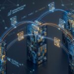 AIインフラ投資を表す抽象的な金融ビジュアル