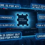 MDのRyzen CPU発表動画に「旧世代GPUにFSR 4を」というコメントが殺到するイメージ