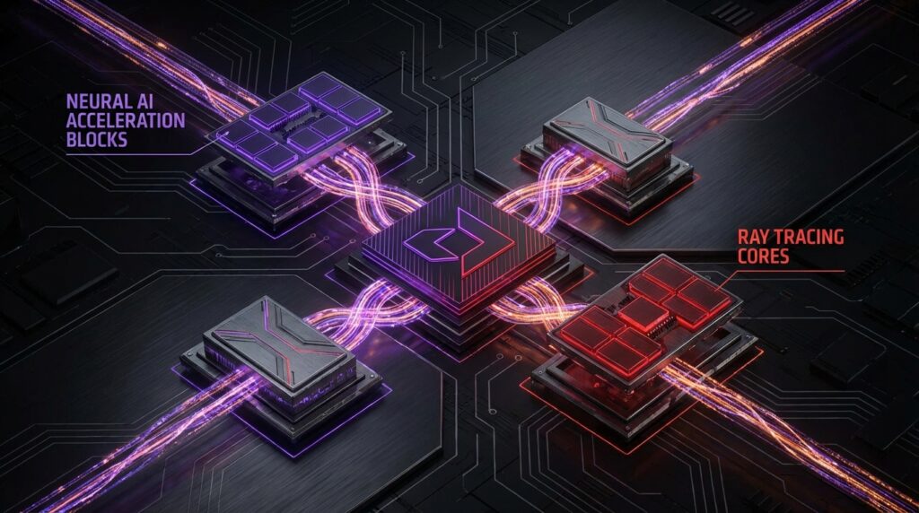 AMDの次世代GPUアーキテクチャのコンセプトアート
