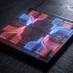 現代GPUダイのクローズアップ
