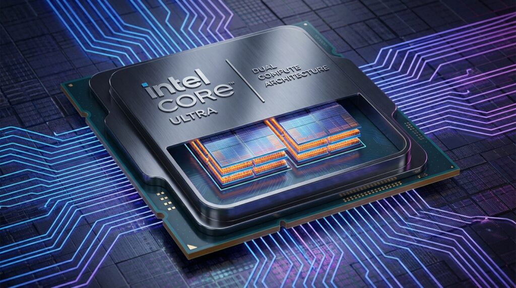 デュアルコンピュートタイル構造を持つIntelの次世代デスクトップCPU