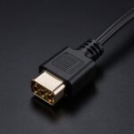 黒いGPU電源ケーブル（16ピン）の製品写真