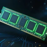 宇宙空間に浮かぶビンテージグラフィックスカードのPCB。