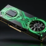 次世代ゲーミングGPUのプロダクトレンダリング。