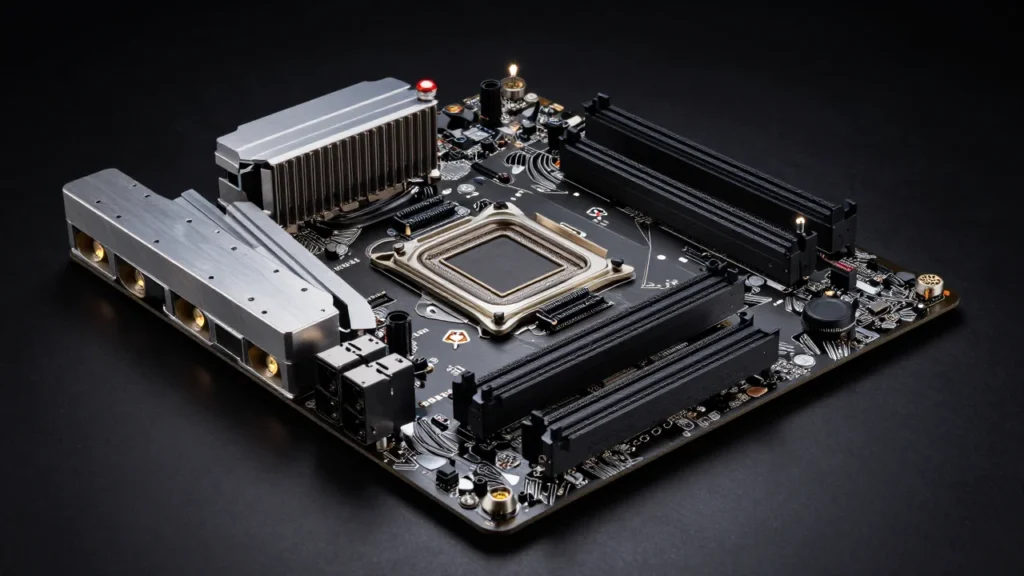 3本の8ピンEPS電源コネクタを備えた次世代ハイエンドマザーボード。